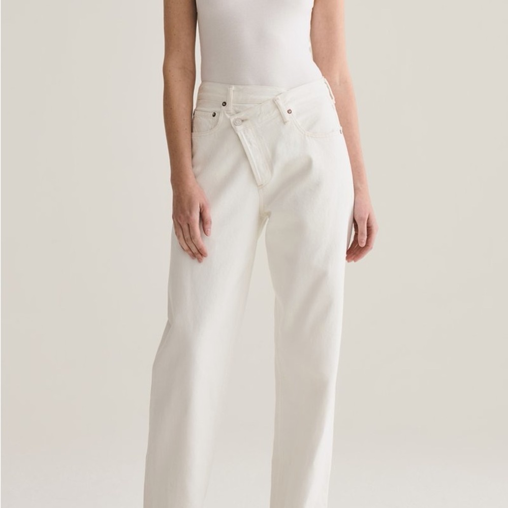 Agolde Criss-Cross Upsized Jeans - Picture 1 of 4